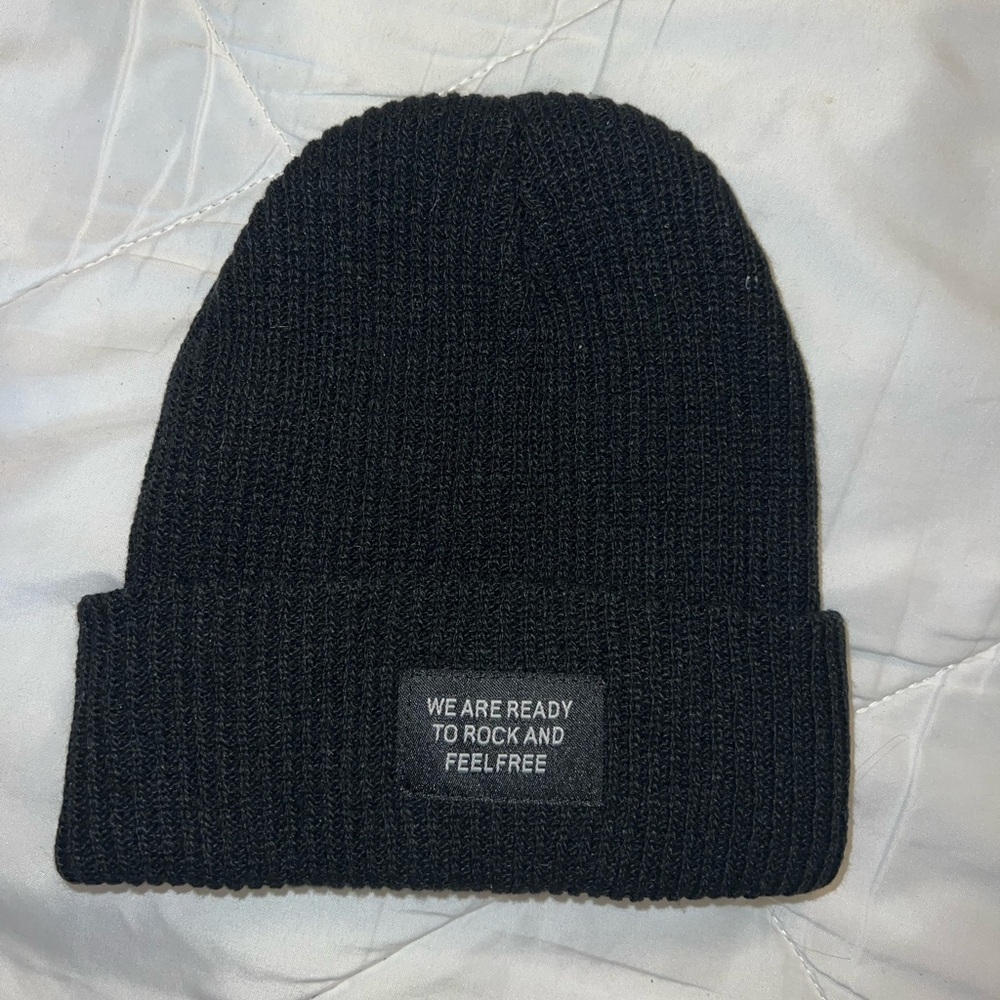 Black beanie